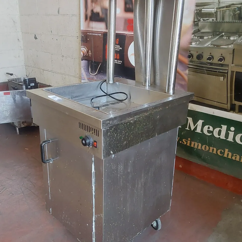 STAINLESS STEEL WYN-640 COMMERCIAL CHIP SCUTTLE