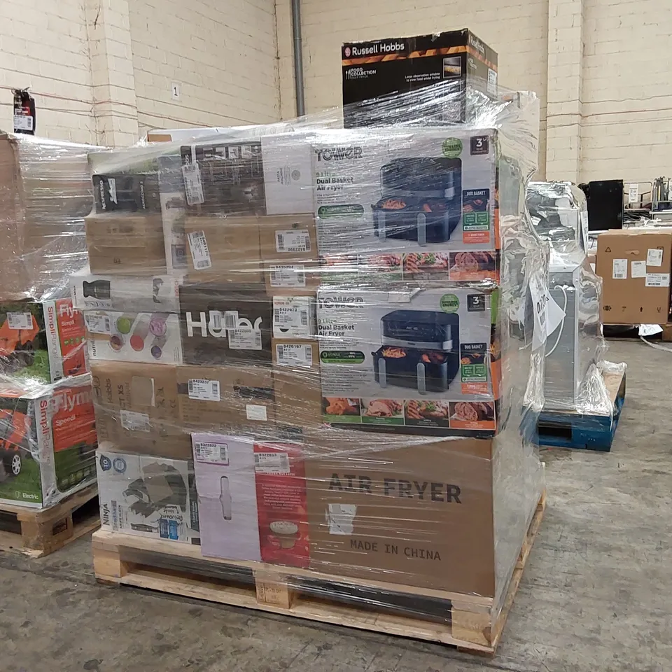 PALLET OF APPROXIMATELY 51 UNPROCESSED RAW RETURN HOUSEHOLD AND ELECTRICAL GOODS TO INCLUDE;
