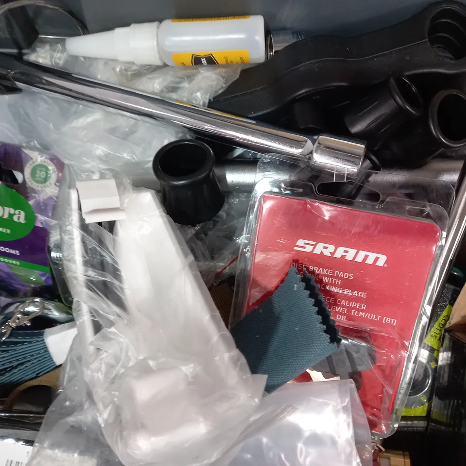 LOT OF APPROXIMATELY 15 ASSORTED HOUSEHOLD ITEMS TO INCLUDE MAGNETIC BIT HOLDER SET, SPANNER, POKÉMON CARD SLEEVES, ETC