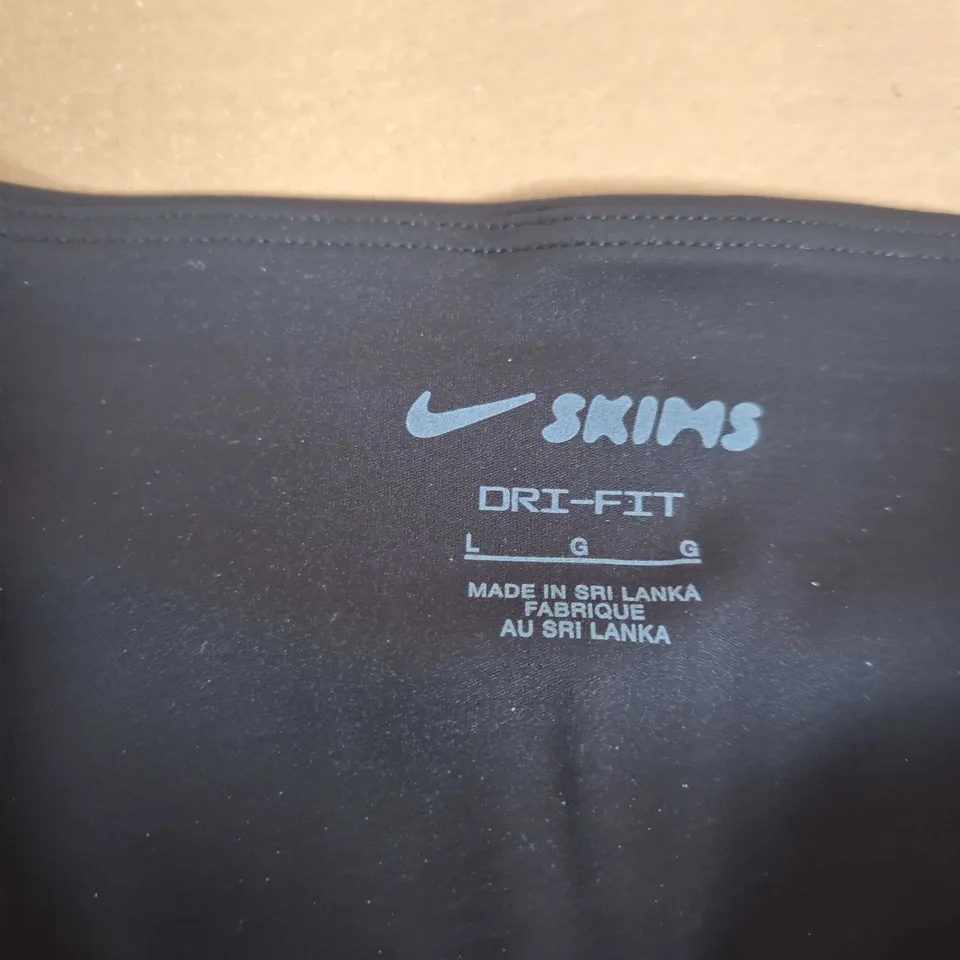 NIKE SKINS DRI-FIT WOMEN'S TRAINING LEGGINGS – BLACK (SIZE L)