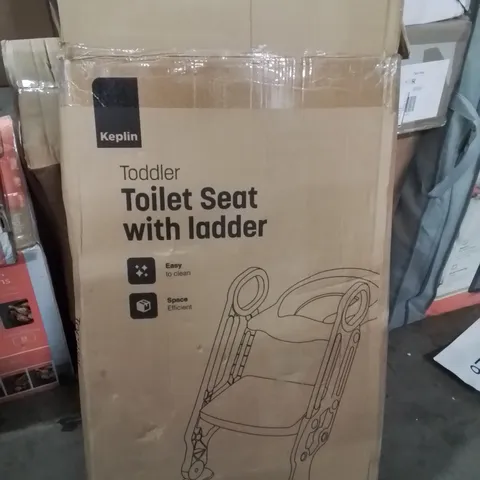 BOXED KEPLIN TODDLER TOILET SEAT WITH LADDER