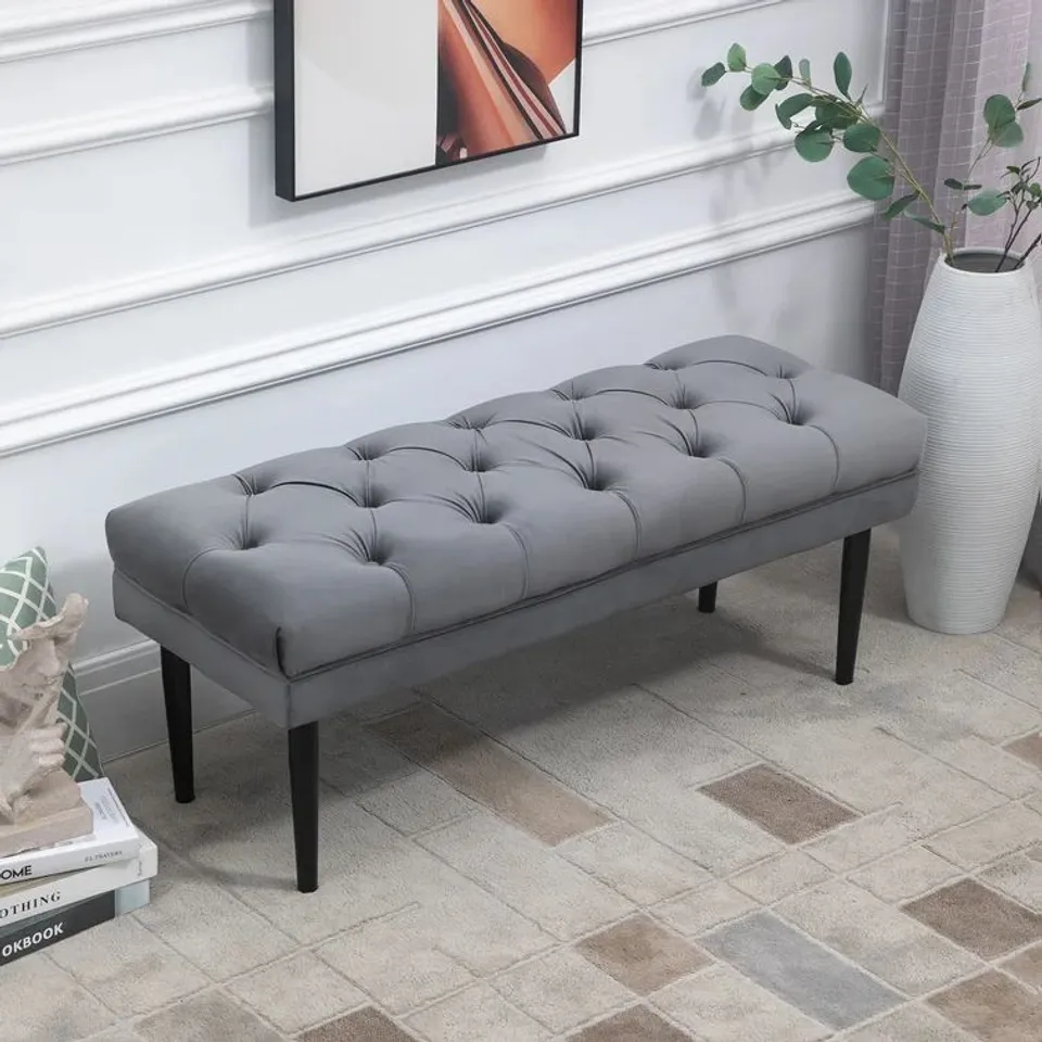 BOXED JARIN UPHOLSTERED BENCH (1 BOX)