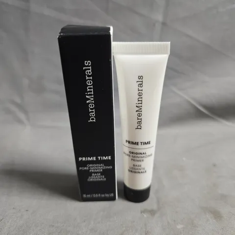 BAREMINERALS PRIME TIME ORIGINAL PORE-MINIMIZING PRIMER – 15 ML (BOXED)