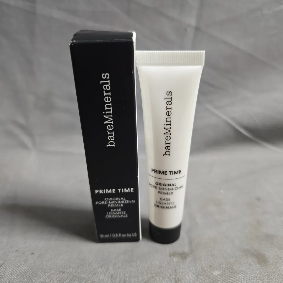 BAREMINERALS PRIME TIME ORIGINAL PORE-MINIMIZING PRIMER – 15 ML (BOXED)