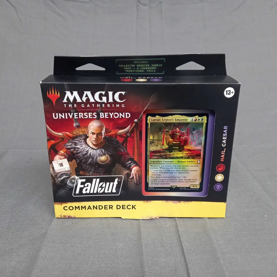 MAGIC THER GATHERING UNIVERSE BEYOND FALLOUT COMMANDER DECK AGES 13+