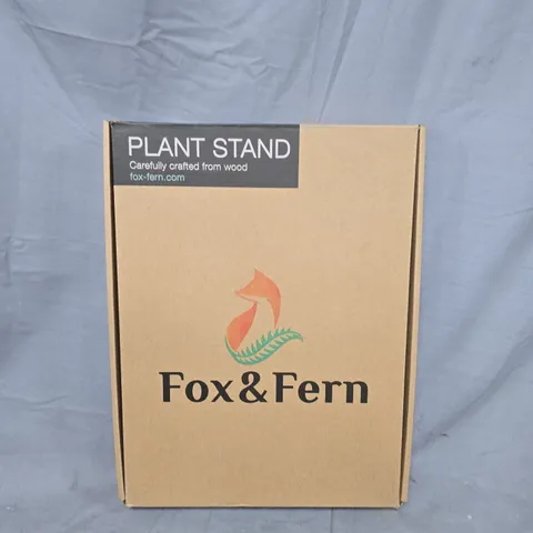 FOX & FERN PLANT STAND – WOODEN