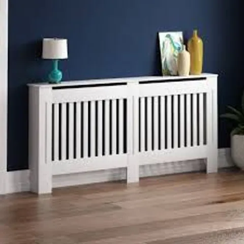 BOXED CHELSEA RADIATOR COVER, XL - WHITE (1 BOX)