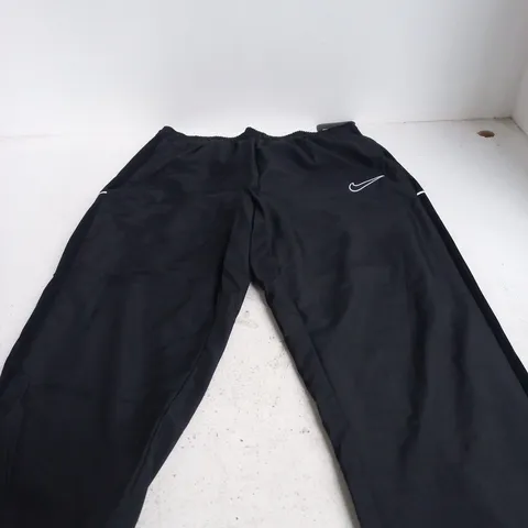 NIKE DRI-FIT MEN'S BLACK TRAINING PANTS, SIZE L