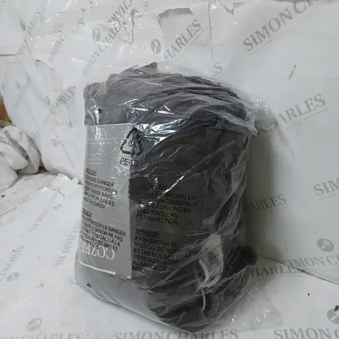 COZEE HOME VELVETSOFT HEATED THROW IN CHARCOAL