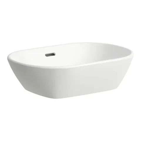 BRAND NEW BOXED COUNTERTOP BASIN LUA, 500X350 MM, WHITE
