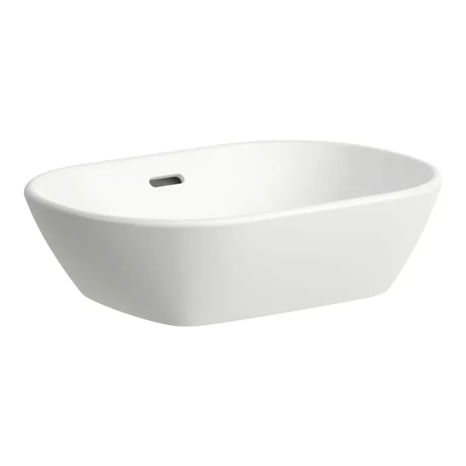 BRAND NEW BOXED COUNTERTOP BASIN LUA, 500X350 MM, WHITE