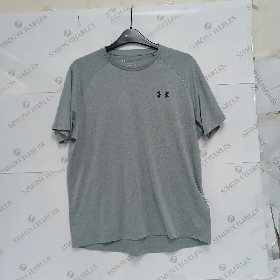 MENS MEDIUM GREY UNDER ARMOUR T-SHIRT