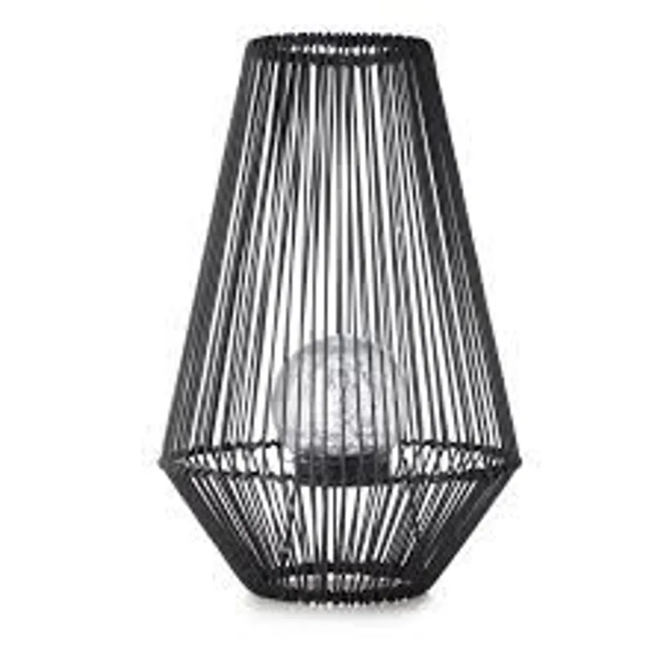 MY GARDEN STORIES 46CM BLACK WIRE GLOBE LANTERN