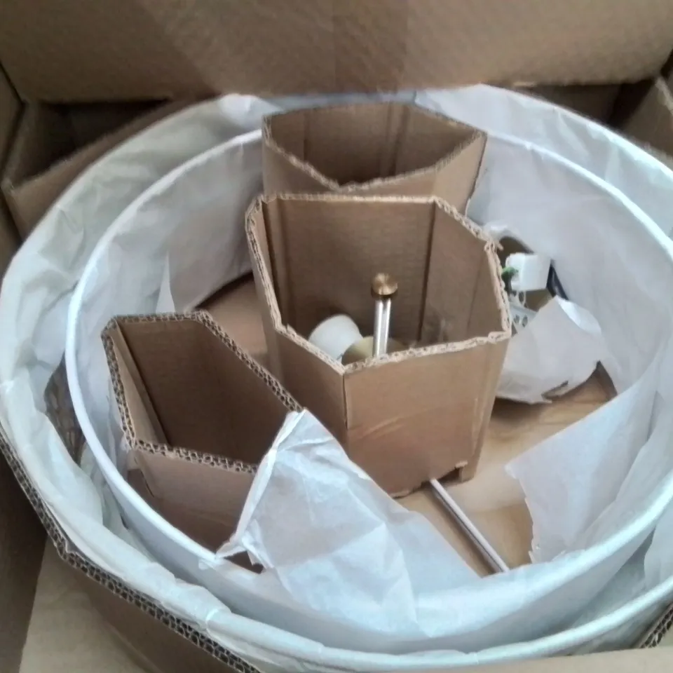 BOXED ERIKA SEMI FLUSH MOUNT