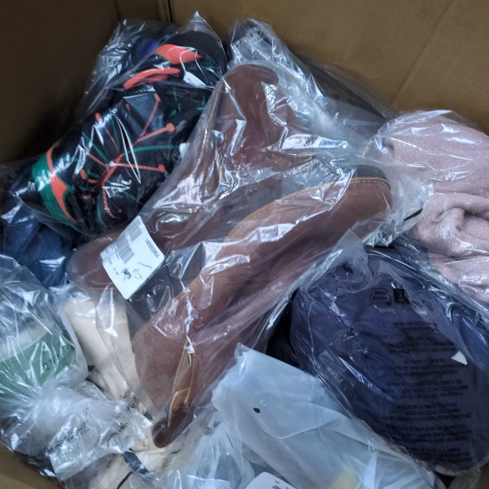 APPROXIMATELY 15 ASSORTED ITEMS TO INCLUDE NINJA THERMOMETER, MALISSA J DRESS, COOKS ESSENTIALS MINI BLENDER, ETC