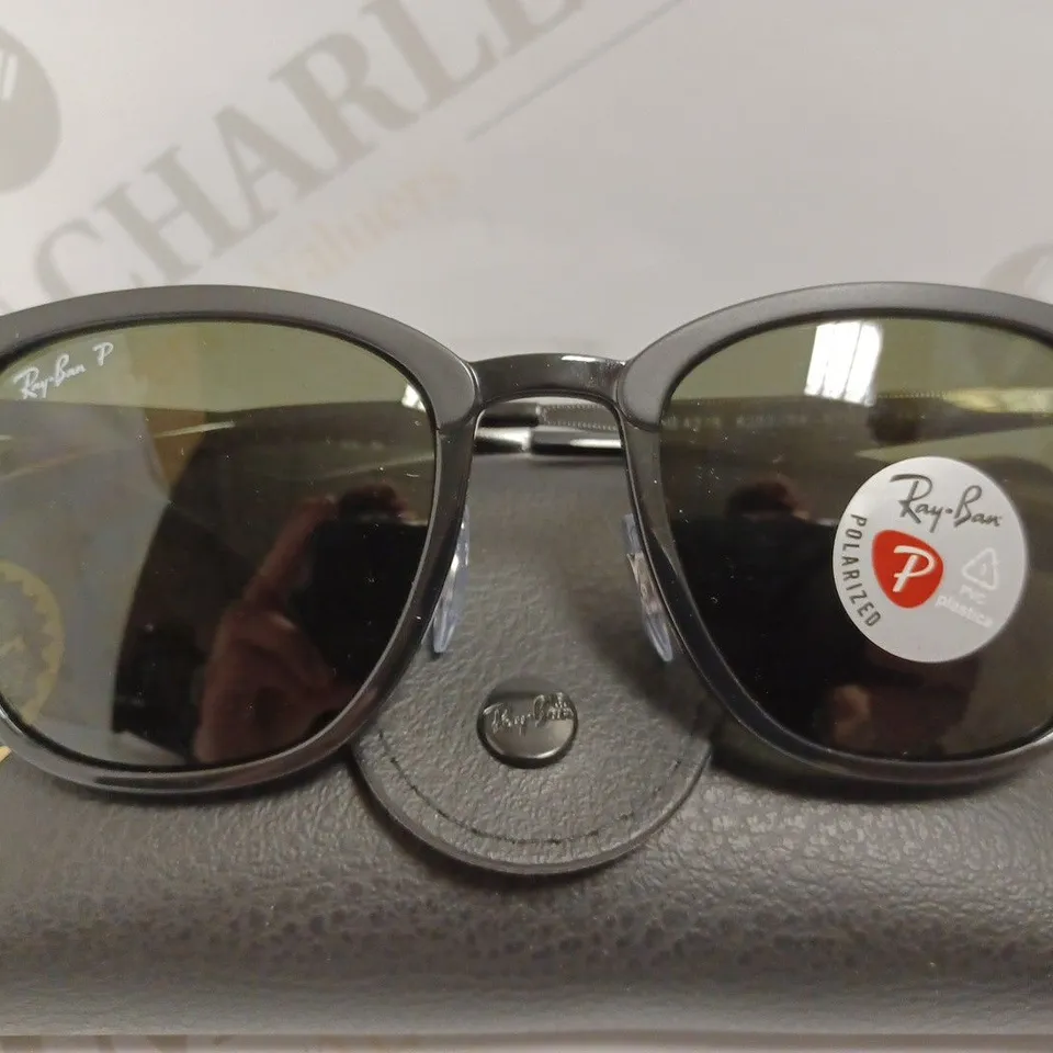 RAYBAN POLARISED SUNGLASSES - BLACK 