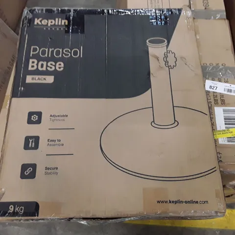 BOXED KEPLIN GARDEN PARASOL BASE - BLACK