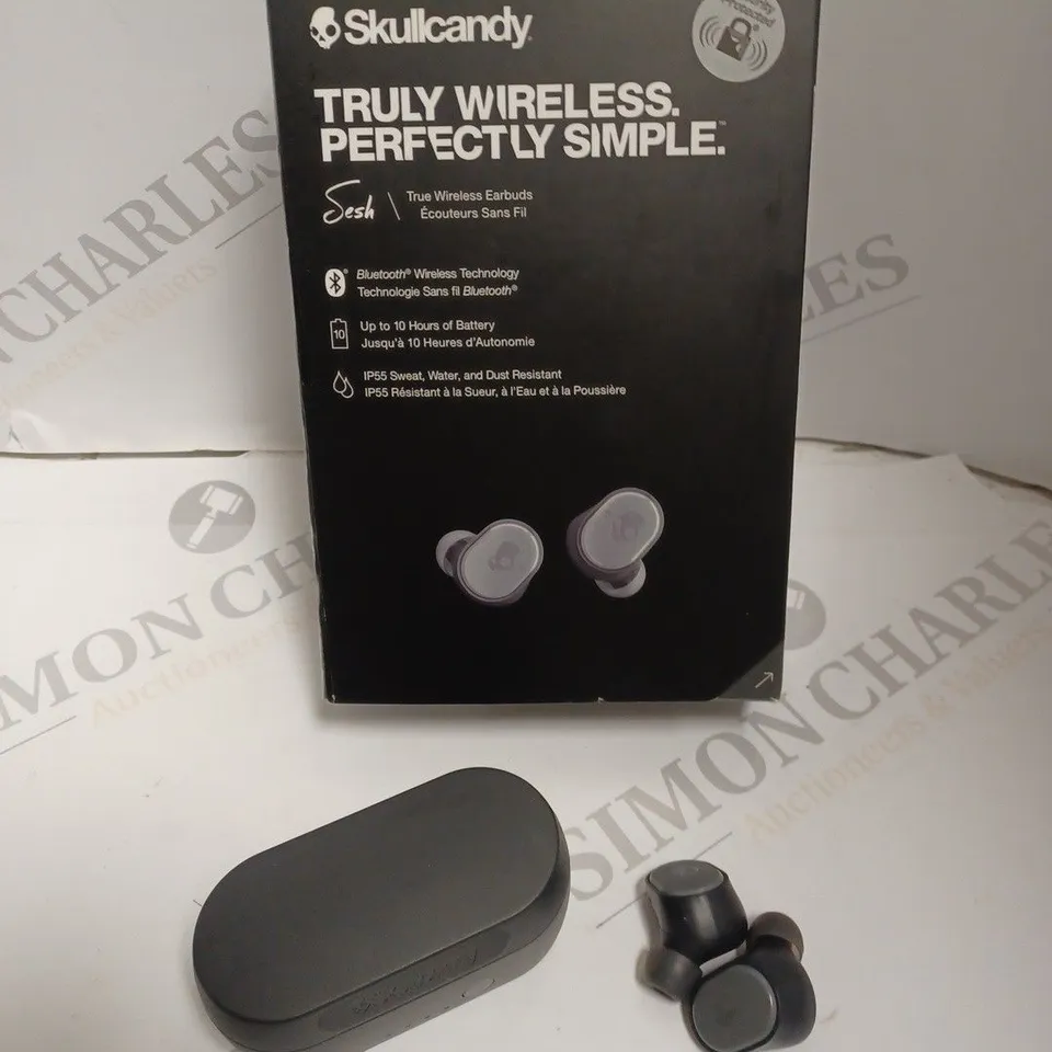 2 X BOXED SKULLCANDY SESH TRULY WIRELESS EARPHONES 