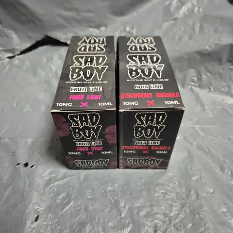 APPROXIMATELY 12 SAD BOY E-LIQUID MULTIPACKS
