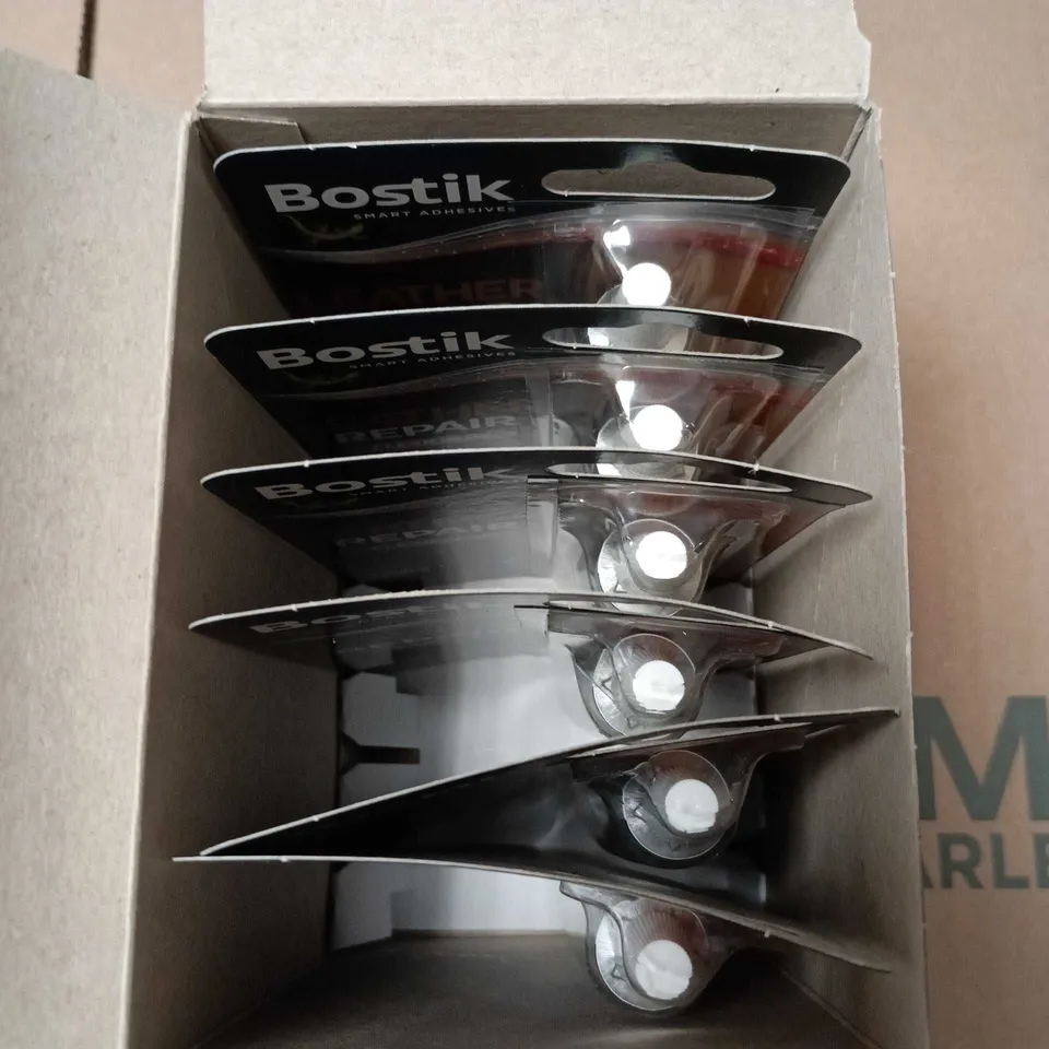 6 X SEALED BOSTIK LEATHER REPAIR CLEAR GLUE 