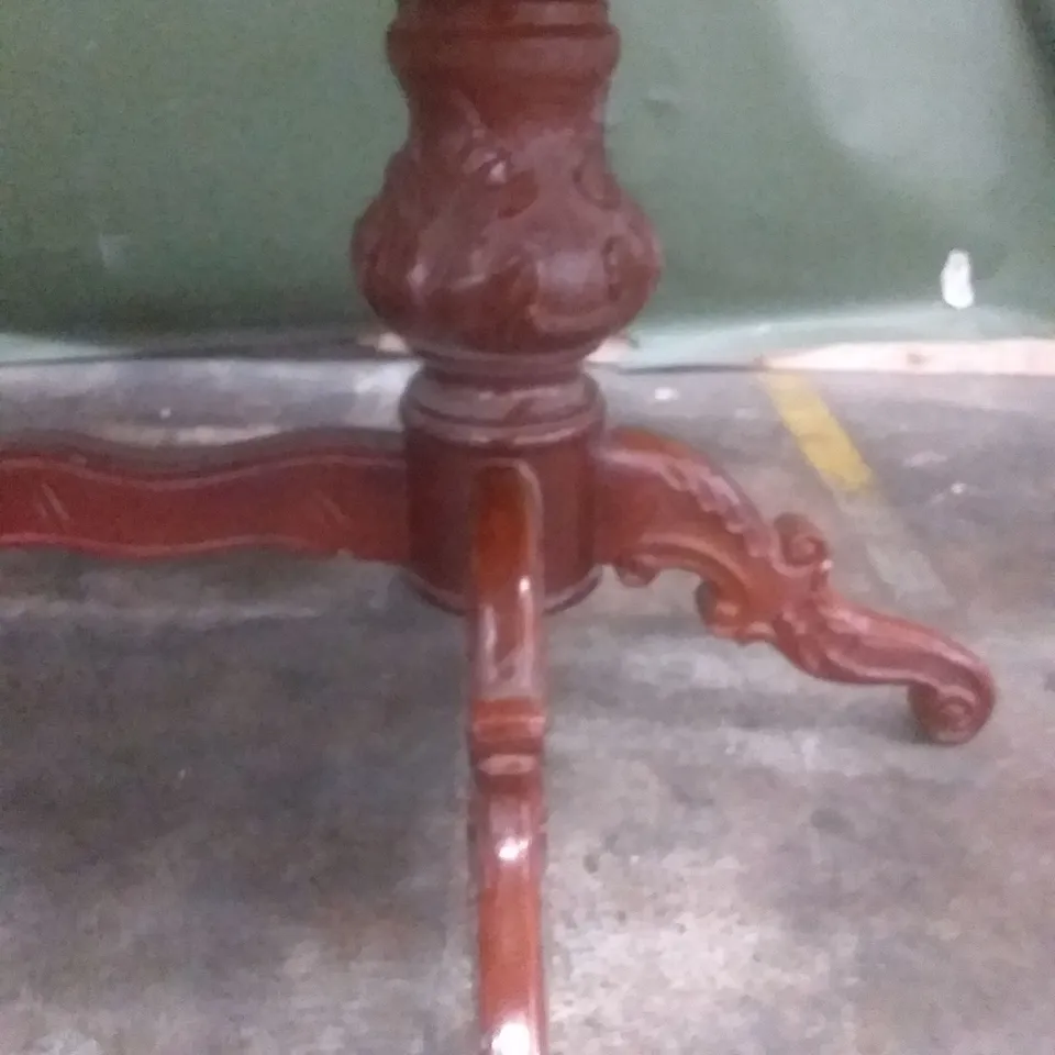 DOUBLE PILLARED MULTIFUNCTIONAL WOODEN DINING ROOM TABLE