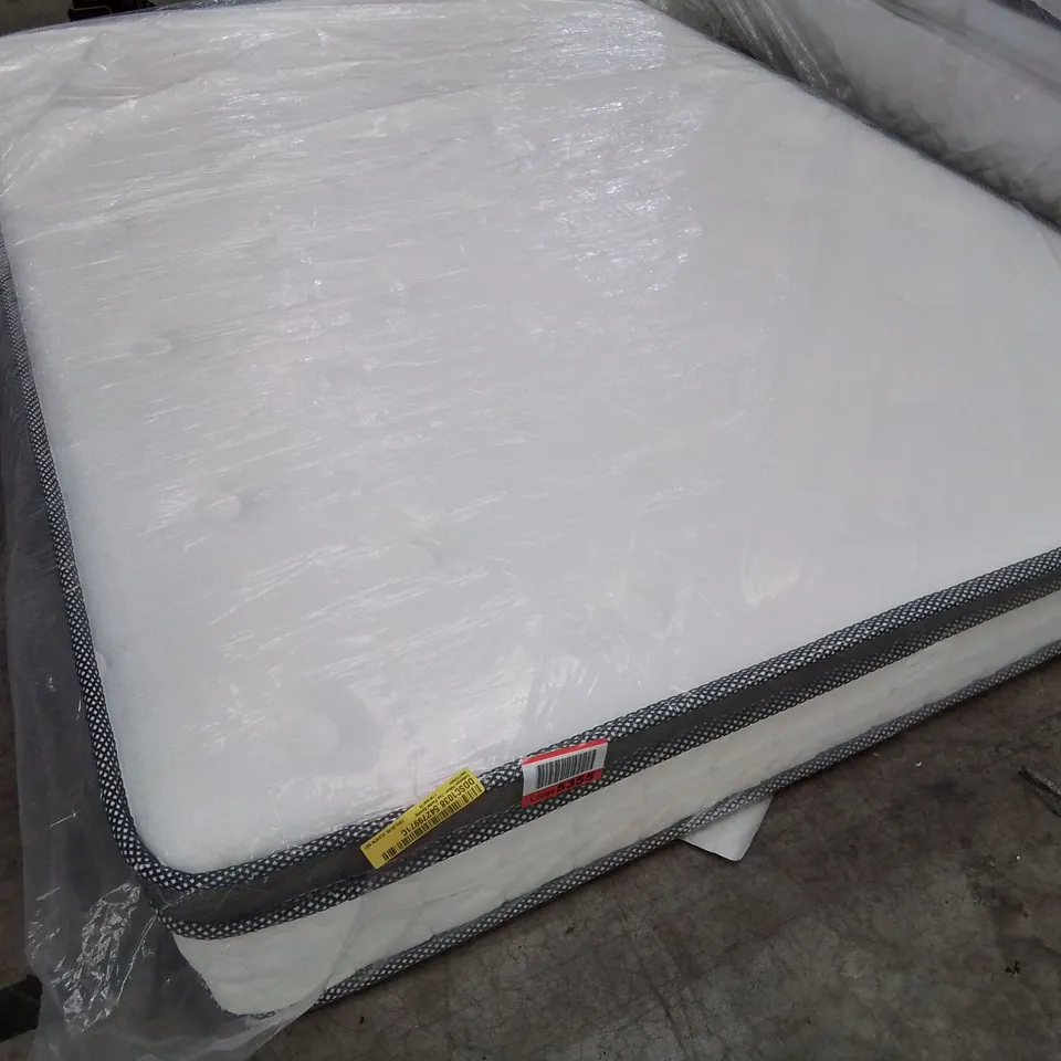 QUALITY BAGGED 4'6" DOUBLE CALTHORPE PILLOW TOP POCKET SPRUNG MATTRESS