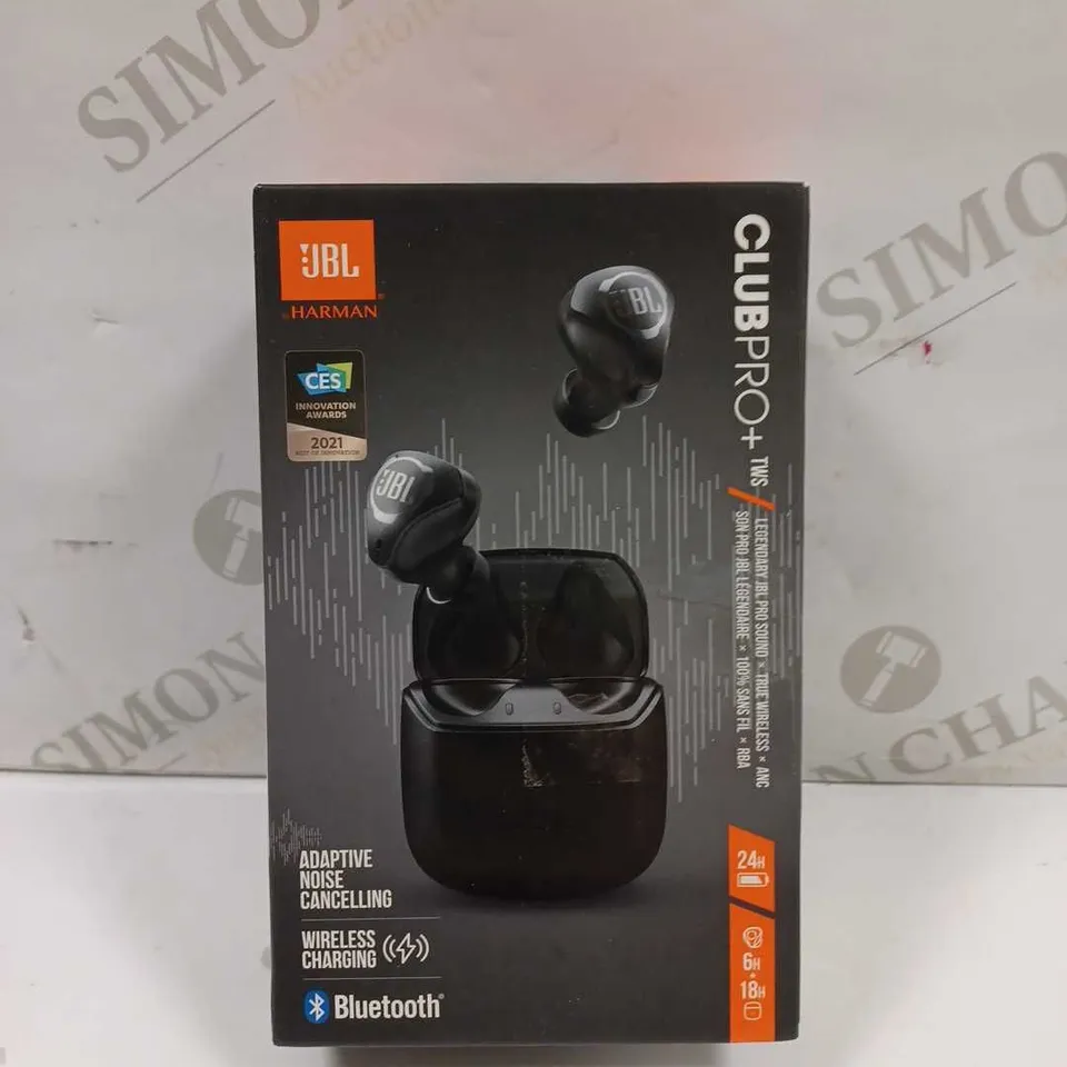 JBL HERMAN CLUB PRO+ WIRLESS BLUETOOTH EARPHONES 