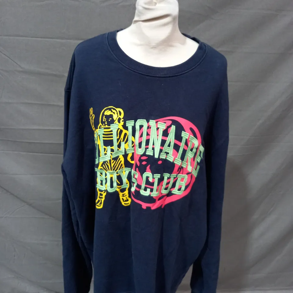 BILLIONAIRE BOYS CLUB NAVY JUMPER - XXL
