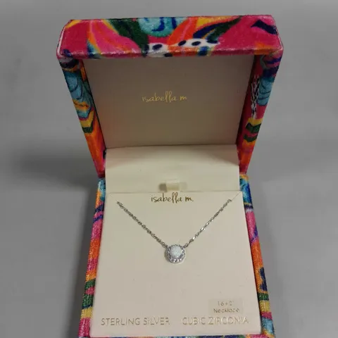 ISABELLA M CUBIC ZIRCONIA NECKLACE