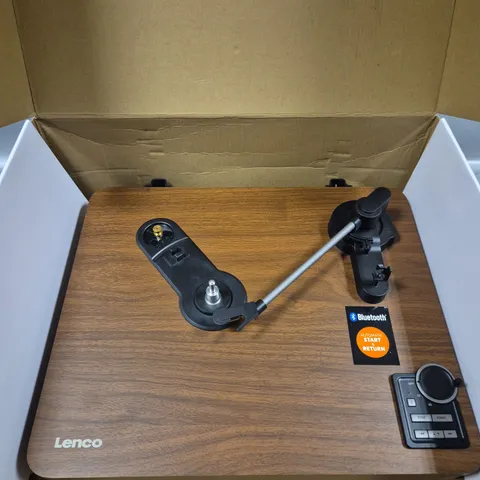BOXED LENCO LBTA-165WD AUTOMATIC BLUETOOTH TURNTABLE
