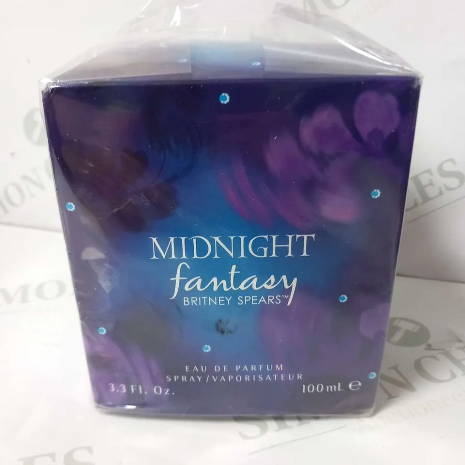 BOXED AND SEALED BRITNEY SPEARS MIDNIGHT FANTASY EAU DE PARFUM SPRAY 100ML