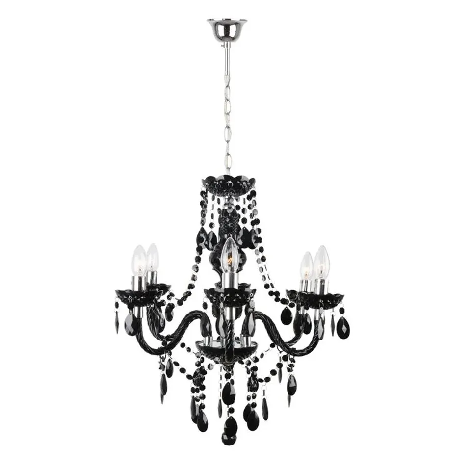 BOXED PUCKETT 6-LIGHT CANDLE STYLE CHANDELIER (1 BOX)