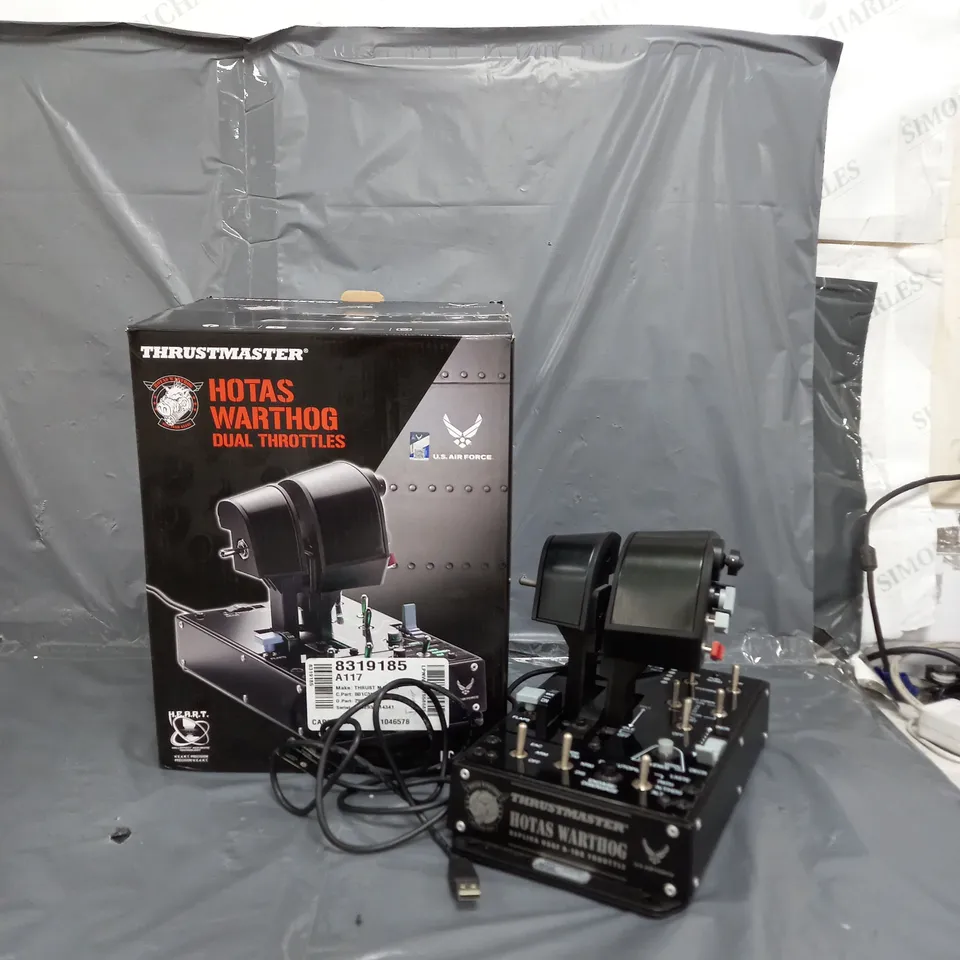 BOXED THRUSTMASTER HOTAS WARTHOG DUAL THROTTLES
