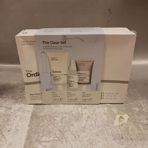 THE ORDINARY THE CLEAR SET SKINCARE TRIO