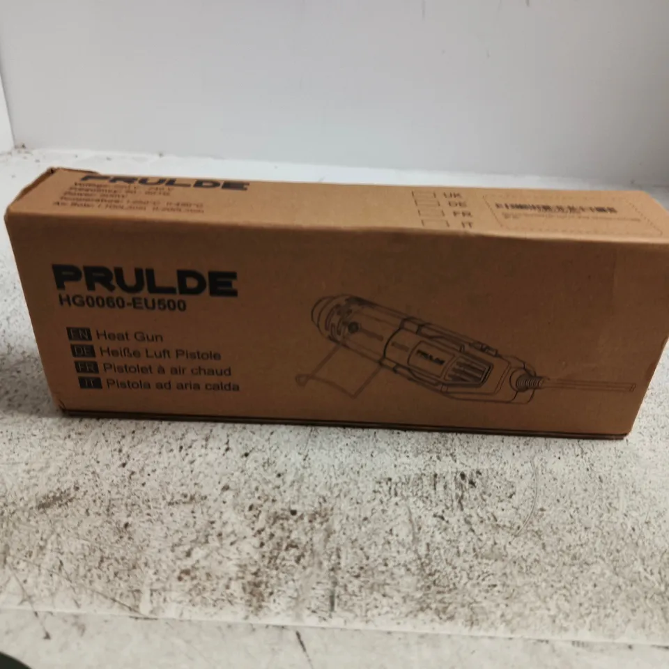 HEAT GUN HG0060-EU500 PRULDE – BOXED