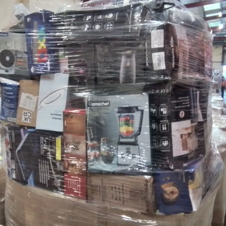 PALLET OF ASSORTED ELECTRICAL PRODUCTS TO INCLUDE:MASSAGER,SEWING MACHINE,MINI FOOD CHOPPER