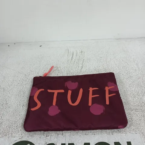 WHITE STUFF STUFF POUCH PLUM MULTI – ONE SIZE