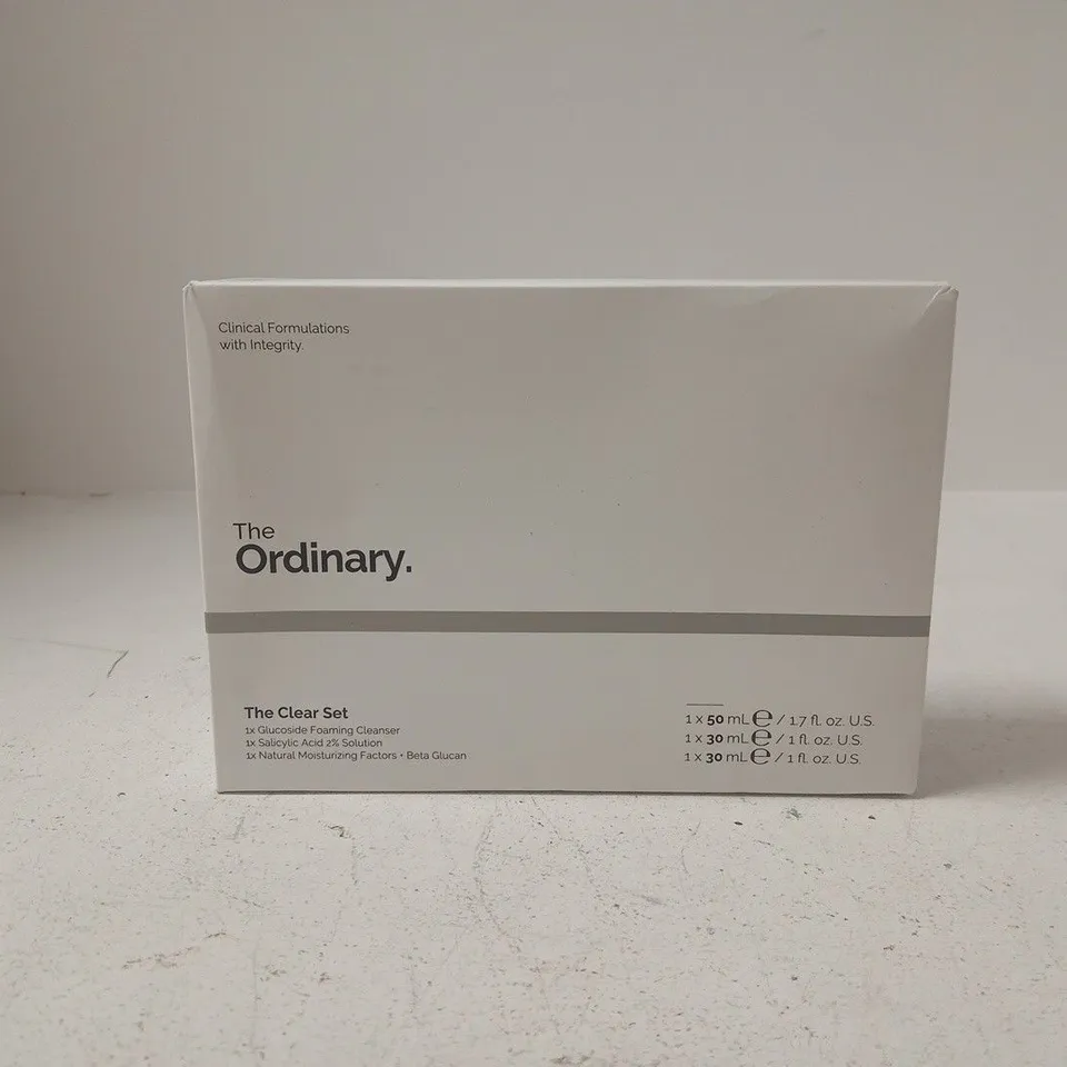 BOXED THE ORDINARY THE CLEAR SET