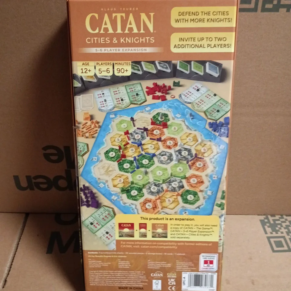 CATAN CITIES & KNIGHTS 5-6 PLAYER EXPANSION – BOARD GAME