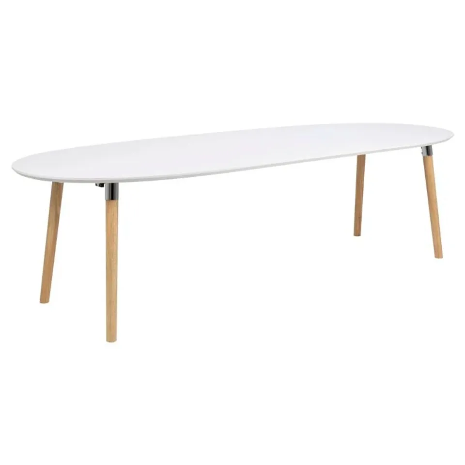 BOXED AIYANA EXTENDABLE DINING TABLE (2 BOXES)