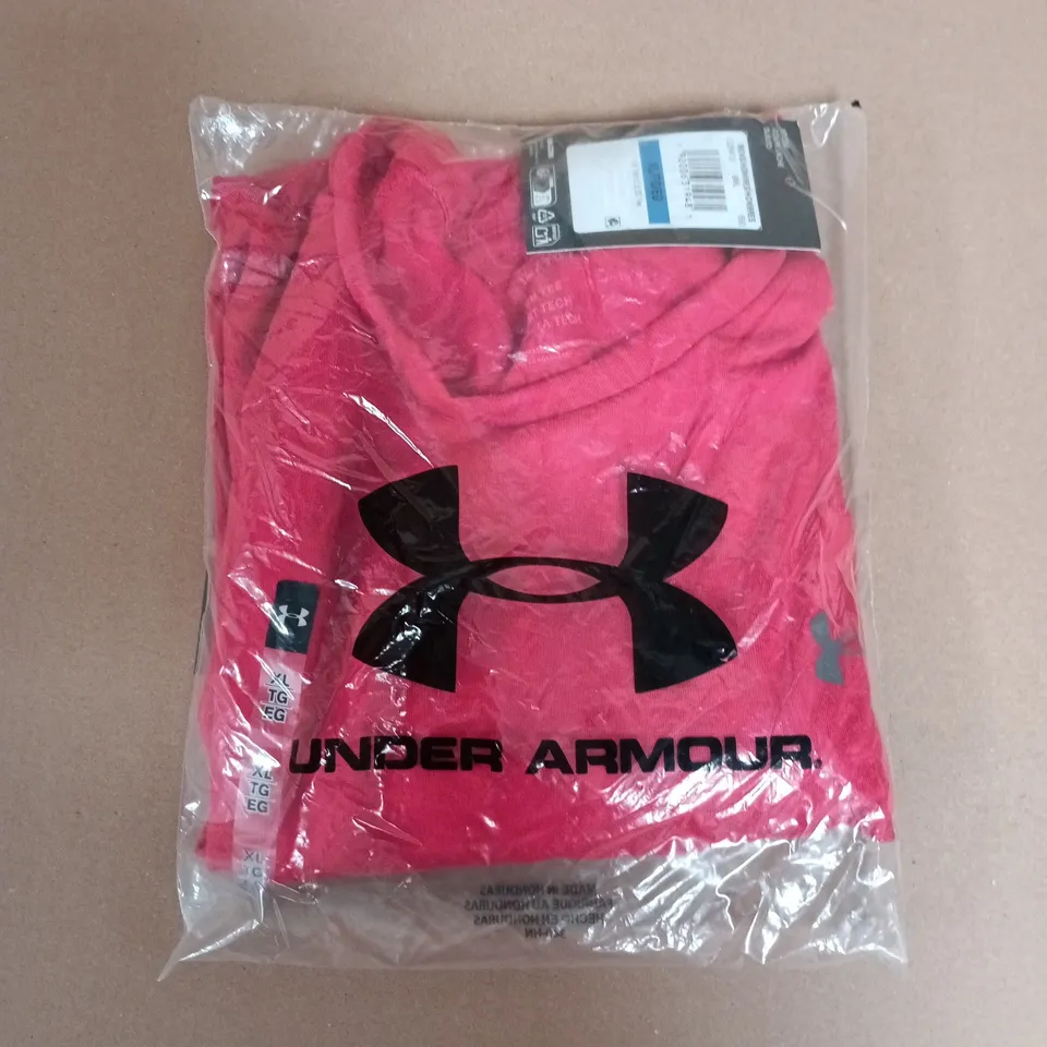 BAGGED UNDER ARMOUR TECH 2.0 SS TEE IN RED - XL