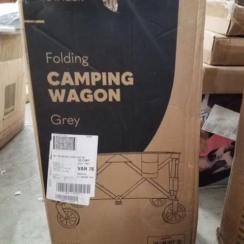 BOXED VOYAGER FOLDING CAMPING WAGON - GREY