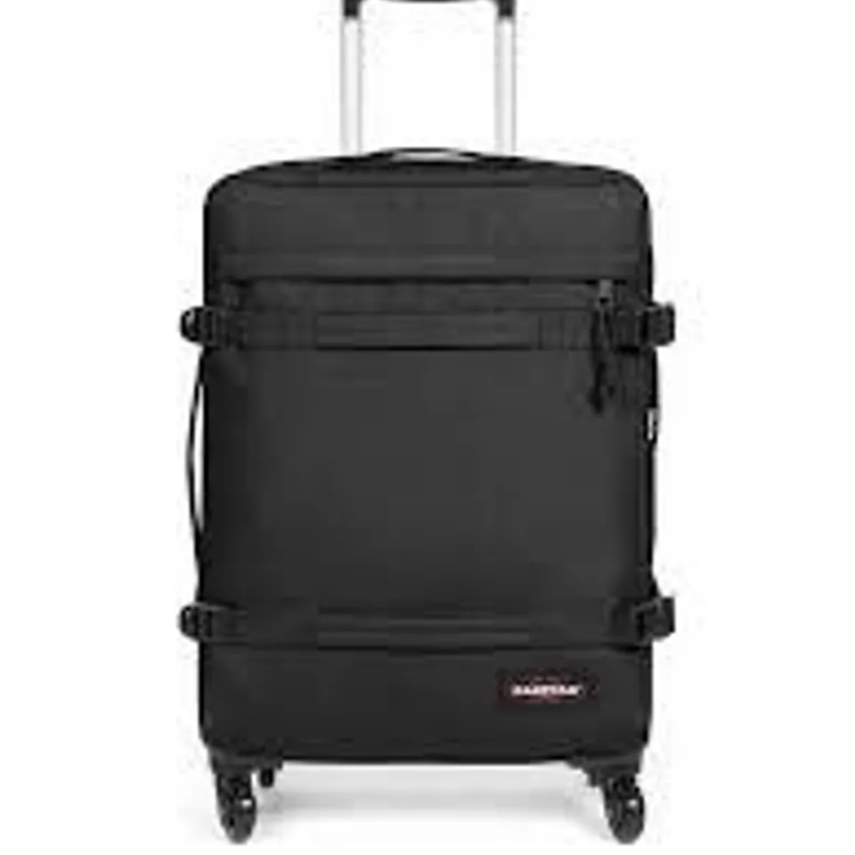 EASTPAK TRANSIT'R 4 WHEEL CABIN SUITCASE IN BLACK SIZE SMALL