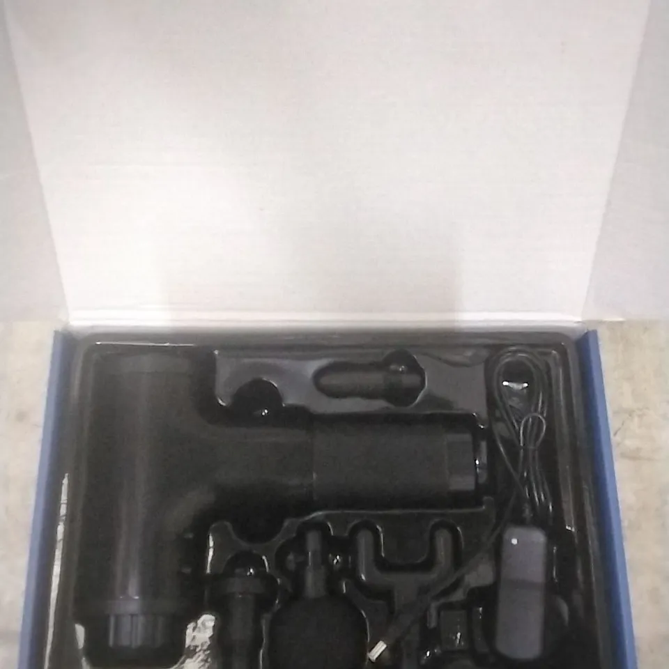 BOXED 6 LEVEL VIBRATION FASCIAL BODY MASSAGE GUN 