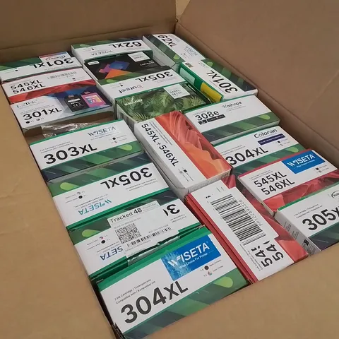 PALLET CONTAINING A LARGE QUANTITY OF INK CARTRIDGES 
