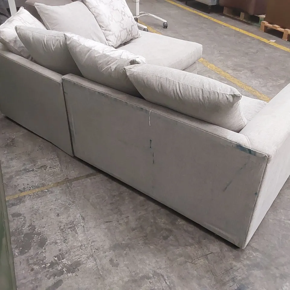 QUALITY DESIGNER ARABELLA FABRIC UPHOLSTERED CORNER SOFA 