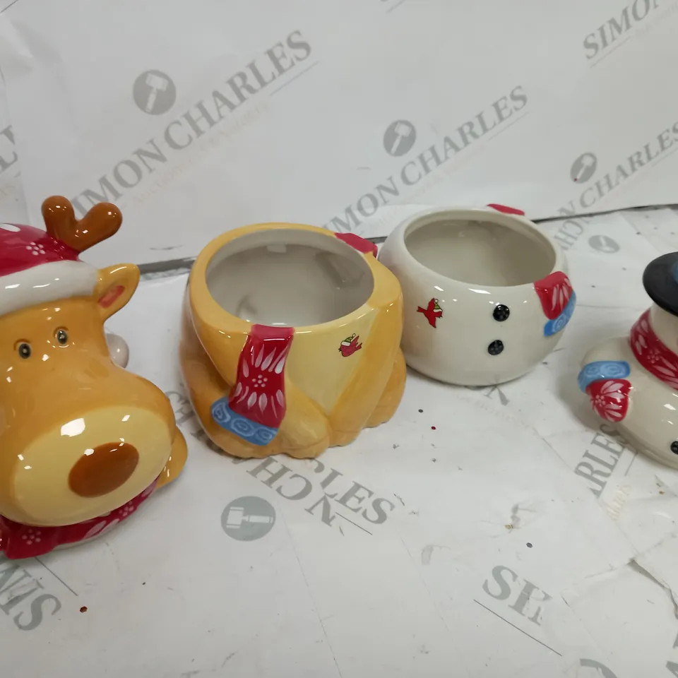 BOXED TEMP-TATIONS 180Z CHRISTMAS REINDEER AND SNOWMAN