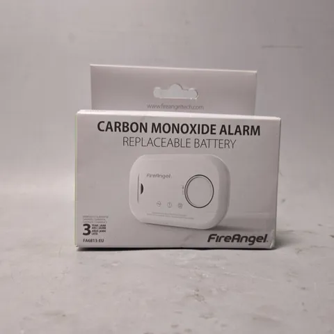 BOXED FIREANGLE CARBON MONOXIDE ALARM REPLACEABLE BATTERY