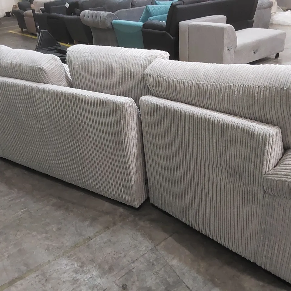 AMALFI STANDARD BACK FABRIC LEFT HAND 3 SEATER CHAISE SOFA RRP £899