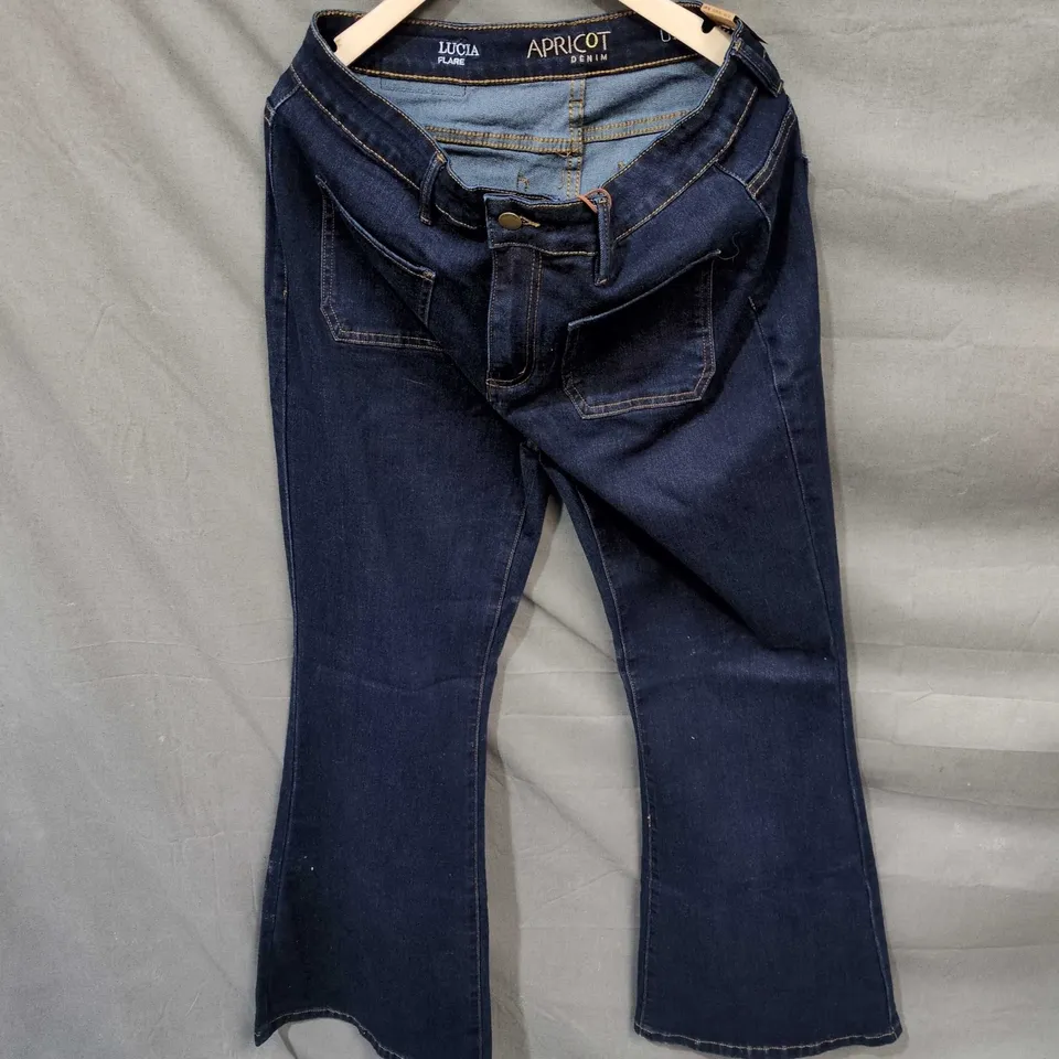 APRICOT LUCIA FLARE JEANS – UK 16 (EU XL, US 12)